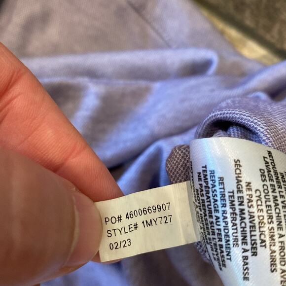 Travis Mathew Men's Make Camp Golf Polo Blueish Purple Size XXL - Picture 9 of 10